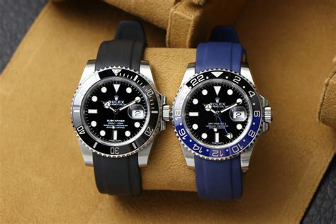 which rolex has a rubber strap|rubber straps for rolex submariner.